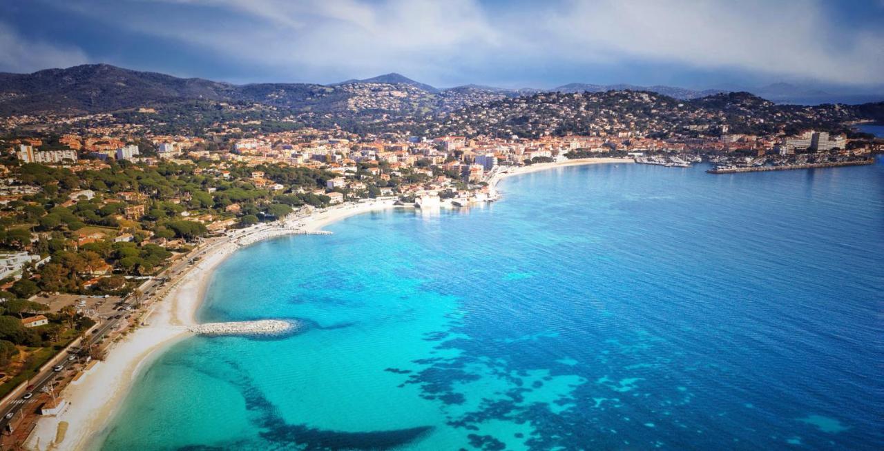 Superbe Vue Mer A Sainte Maxime T2 Climatise Buitenkant foto