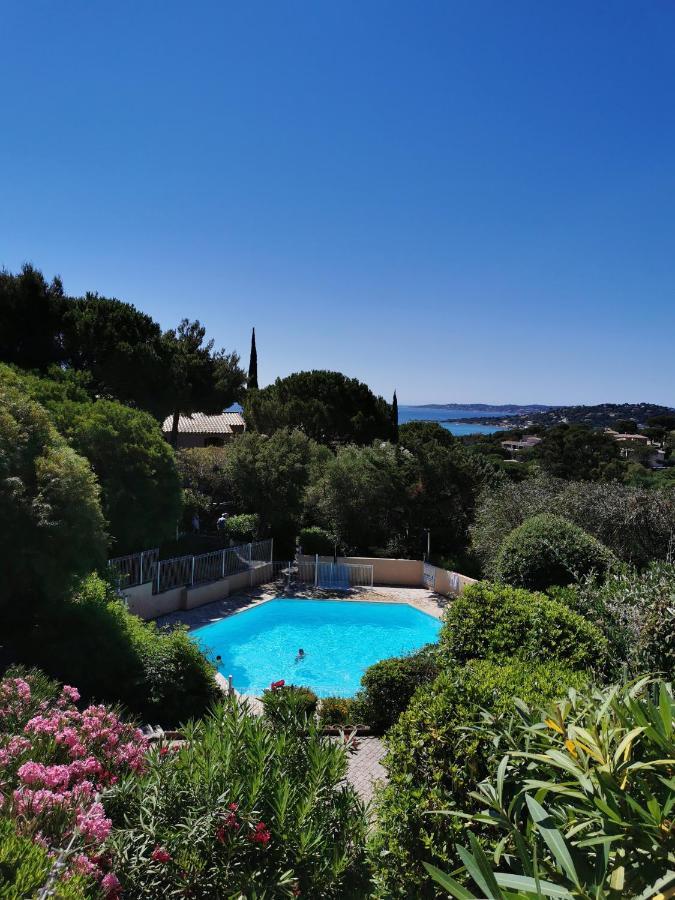 Superbe Vue Mer A Sainte Maxime T2 Climatise Buitenkant foto